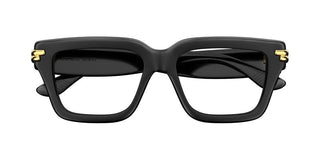 Bottega Veneta BV1324O unisex Black Squared Eyeglasses