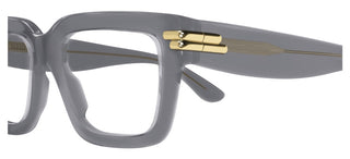 Bottega Veneta BV1324O unisex Grey Squared Eyeglasses