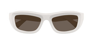 Bottega Veneta Bv1326s Unisex White Geometric Sunglasses