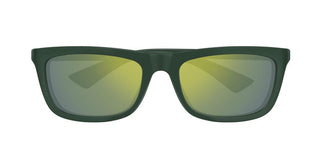 Bottega Veneta Bv1328s Unisex Green Squared Sunglasses