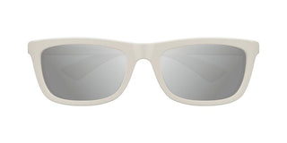 Bottega Veneta Bv1328s Unisex White Squared Sunglasses