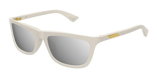 Bottega Veneta Bv1328s Unisex White Squared Sunglasses