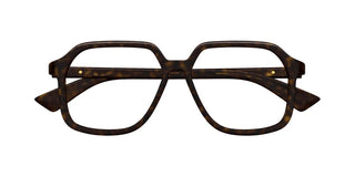 Bottega Veneta BV1329O unisex Havana Squared Eyeglasses