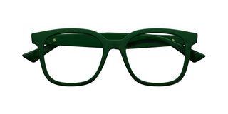 Bottega Veneta BV1334O unisex Green Squared Eyeglasses