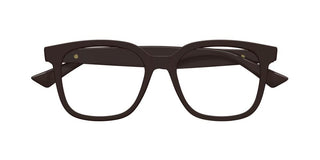 Bottega Veneta BV1334O unisex Brown Squared Eyeglasses