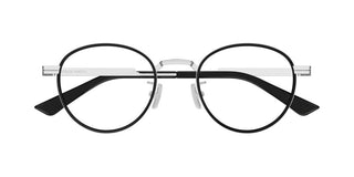 Bottega Veneta BV1337O unisex Silver Round Eyeglasses