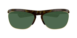 Bottega Veneta Bv1348s Unisex Havana Squared Sunglasses