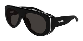 Bottega Veneta Bv1362s Unisex Black Pilot Sunglasses