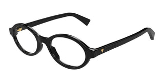 Bottega Veneta BV1367O women Black Round Eyeglasses