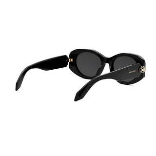 BVLGARI Serpenti Forever BV40007I women Black Oval Sunglasses