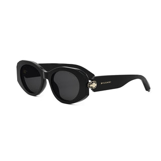 BVLGARI Serpenti Forever BV40007I women Black Oval Sunglasses