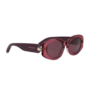 BVLGARI Serpenti Forever BV40007I women Violet Oval Sunglasses