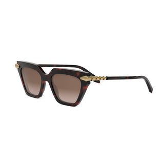 BVLGARI Serpenti BV40031I women Havana Cat Eye Sunglasses