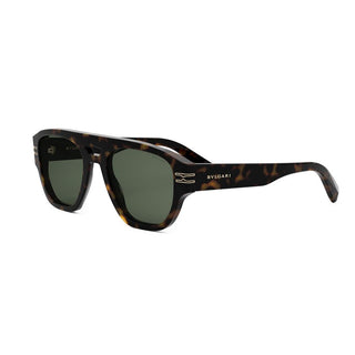 BVLGARI B.zero1 BV40040I men Havana Pilot Sunglasses