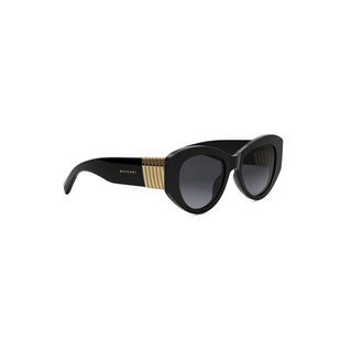 BVLGARI Tubogas BV40050I women Black Oval Sunglasses