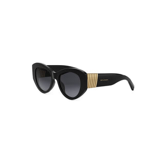 BVLGARI Tubogas BV40050I women Black Oval Sunglasses