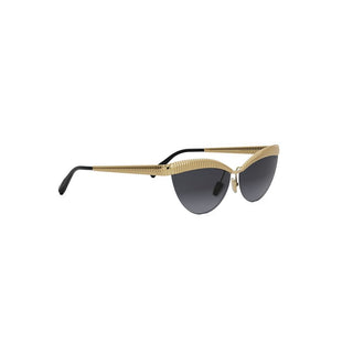 BVLGARI Tubogas BV40056U women Gold Oval Sunglasses