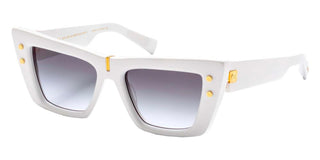 Balmain B - EYE women White Cat Eye Sunglasses