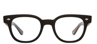 Garrett Leight CANTER men Black Geometric Eyeglasses