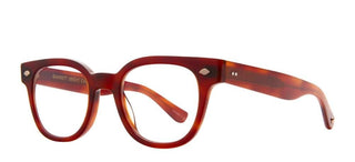 Garrett Leight CANTER men Red Geometric Eyeglasses