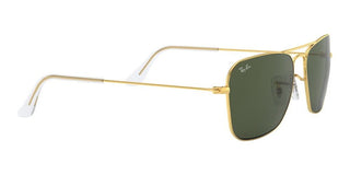 Ray-Ban CARAVAN RB 3136 unisex Gold Geometric Sunglasses