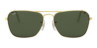 Ray-Ban CARAVAN RB 3136 unisex Gold Geometric Sunglasses