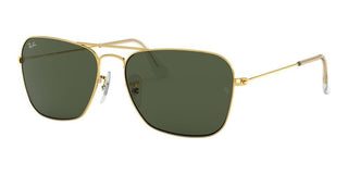 Ray-Ban CARAVAN RB 3136 unisex Gold Geometric Sunglasses