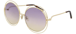 Chloé CARLINA CH0045S women Gold Round Sunglasses