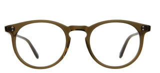 Garrett Leight CARLTON unisex Green Round Eyeglasses