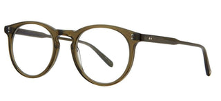 Garrett Leight CARLTON unisex Green Round Eyeglasses