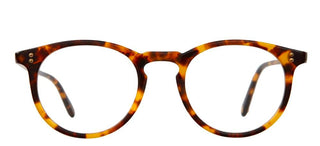 Garrett Leight CARLTON unisex Havana Round Eyeglasses