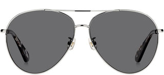 Kate Spade CAROLANE/F/S women Silver Pilot Sunglasses