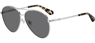 Kate Spade CAROLANE/F/S women Silver Pilot Sunglasses