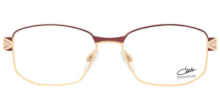 Cazal Cazal 1251 Unisex Red Squared Eyeglasses