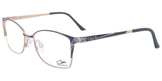 Cazal Cazal 1268 Unisex Blue Squared Eyeglasses