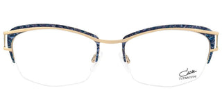 Cazal Cazal 1281 Unisex Blue Squared Eyeglasses