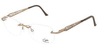 Cazal CAZAL 1284 unisex Gold Rectangle Eyeglasses