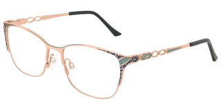 Cazal CAZAL 1290 unisex Rose gold Squared Eyeglasses