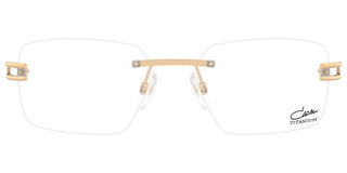 Cazal CAZAL 7103 unisex Gold Rectangle Eyeglasses