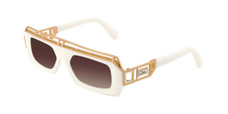 Cazal Cazal 8517 Unisex White Rectangle Sunglasses