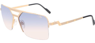 Cazal CAZAL 9102 unisex Gold Geometric Sunglasses