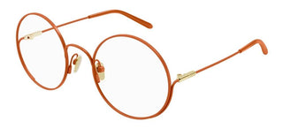 Chloé CC0017O unisex Orange Round Eyeglasses