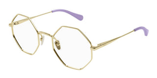 Chloé CC0023O JUNIOR children Gold Geometric Eyeglasses