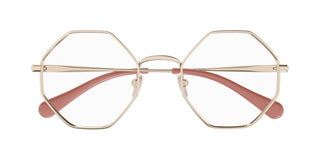 Chloé CC0023O JUNIOR children Gold Geometric Eyeglasses