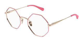 Chloé CC0023O JUNIOR children Gold Geometric Eyeglasses