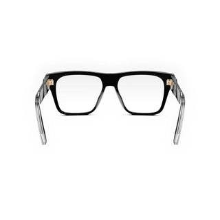 DIOR CD DiamondO S6I men Black Squared Eyeglasses