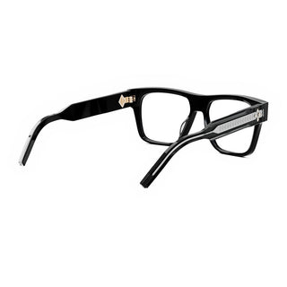 DIOR CD DiamondO S6I men Black Squared Eyeglasses