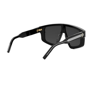 DIOR CD Diamond M1U men Black Shield Sunglasses