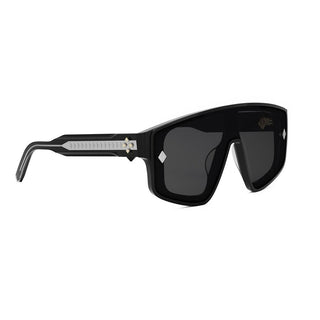 DIOR CD Diamond M1U men Black Shield Sunglasses