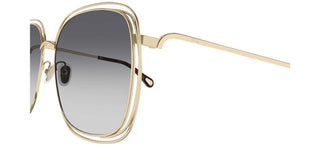 Chloé CH0077SK women Gold Geometric Sunglasses